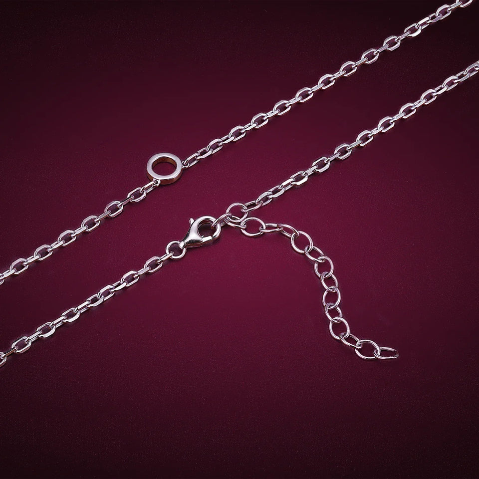 The Tri-Pendant Chain, 14K White Gold