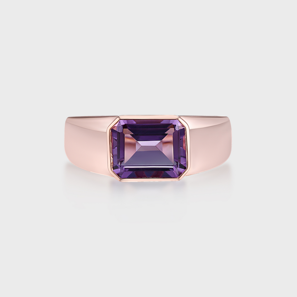 amethyst mens ring.