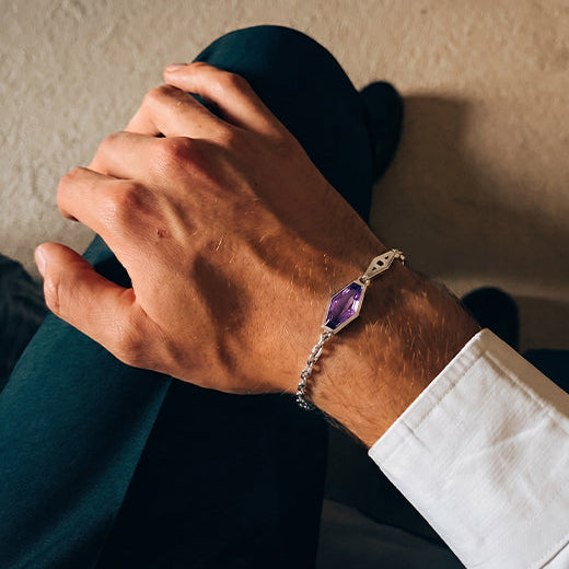 Reign Arc Bracelet, 925 Sterling Silver
