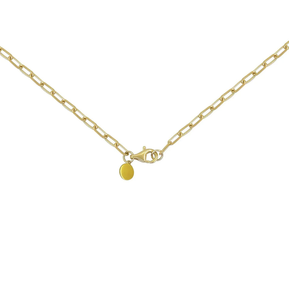 Square Rolo Chain, Yellow