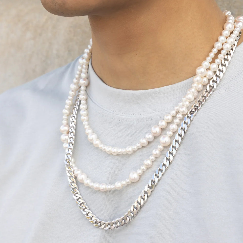 Thick Curb Chain, 925 Sterling Silver