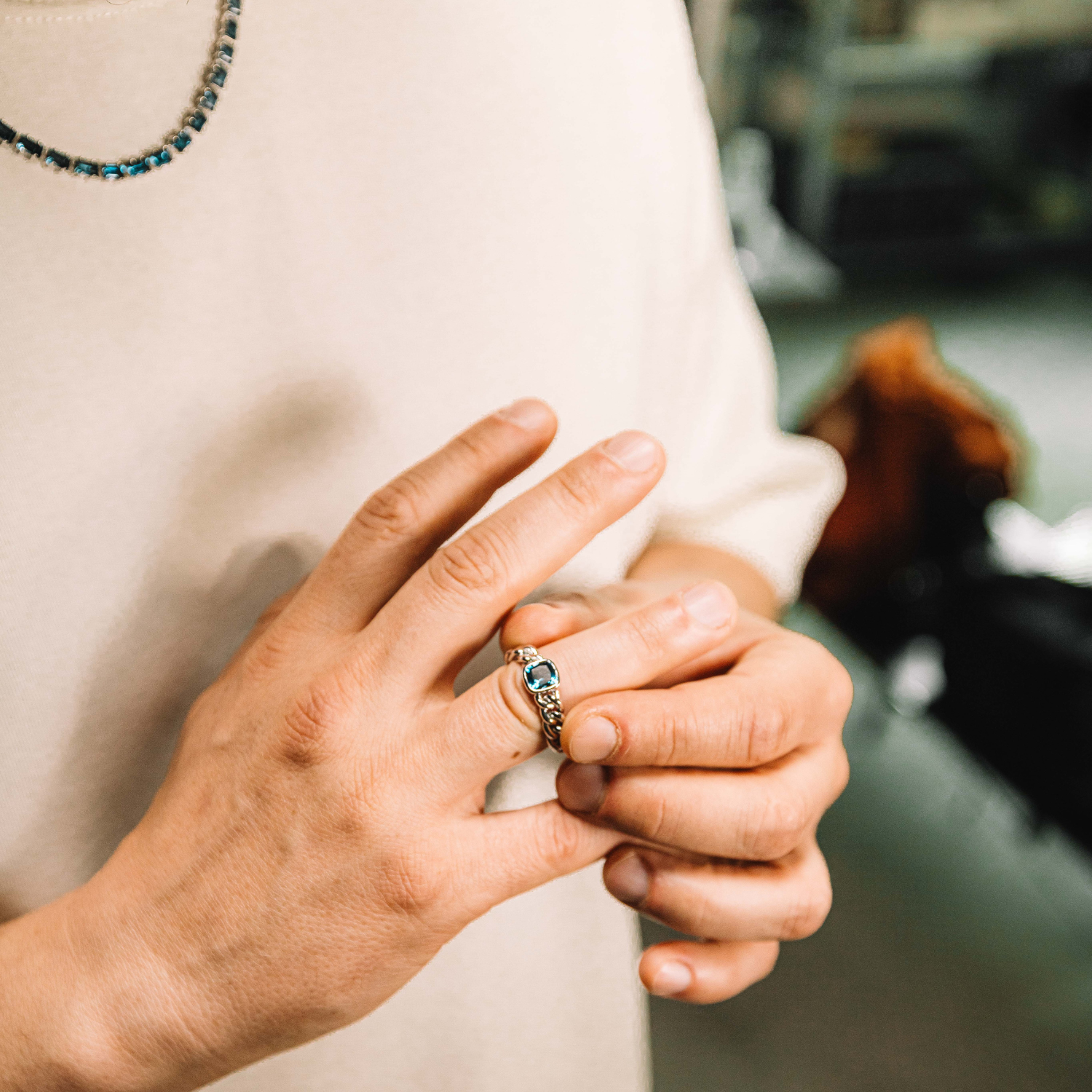 Heir Cuban Beu Ring