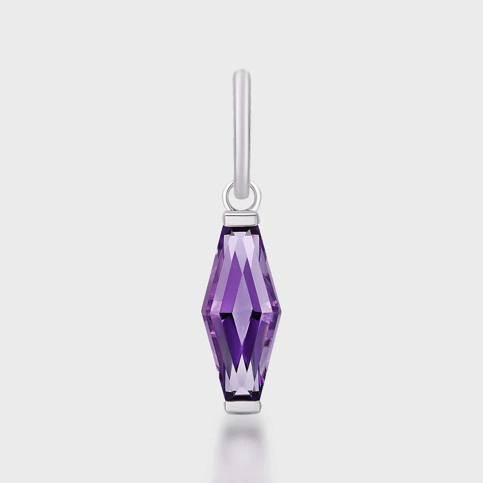 Reign Fate Earring, Single, 925 Sterling Silver