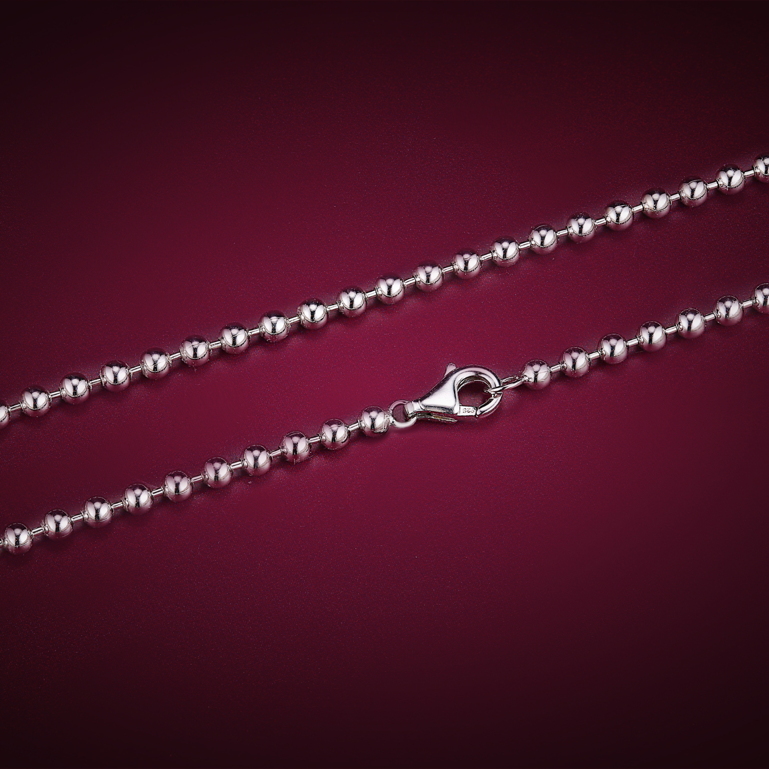 Beads Chain, 925 Silver