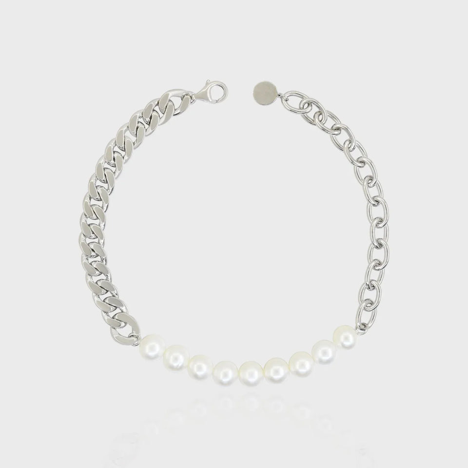 Player Tri Locke Bracelet, 925 Sterling Silver