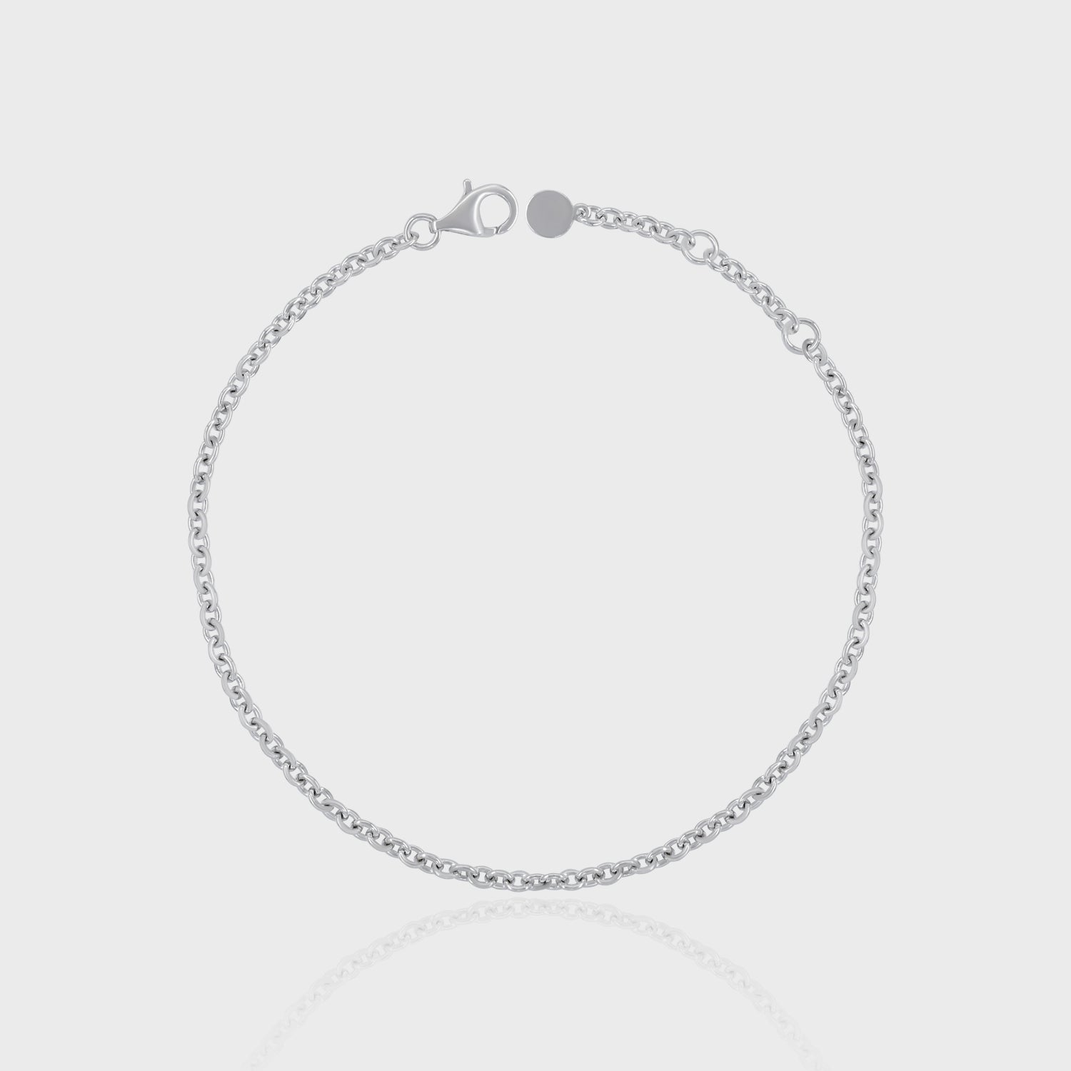 Rolo Bracelet, 925 Sterling Silver