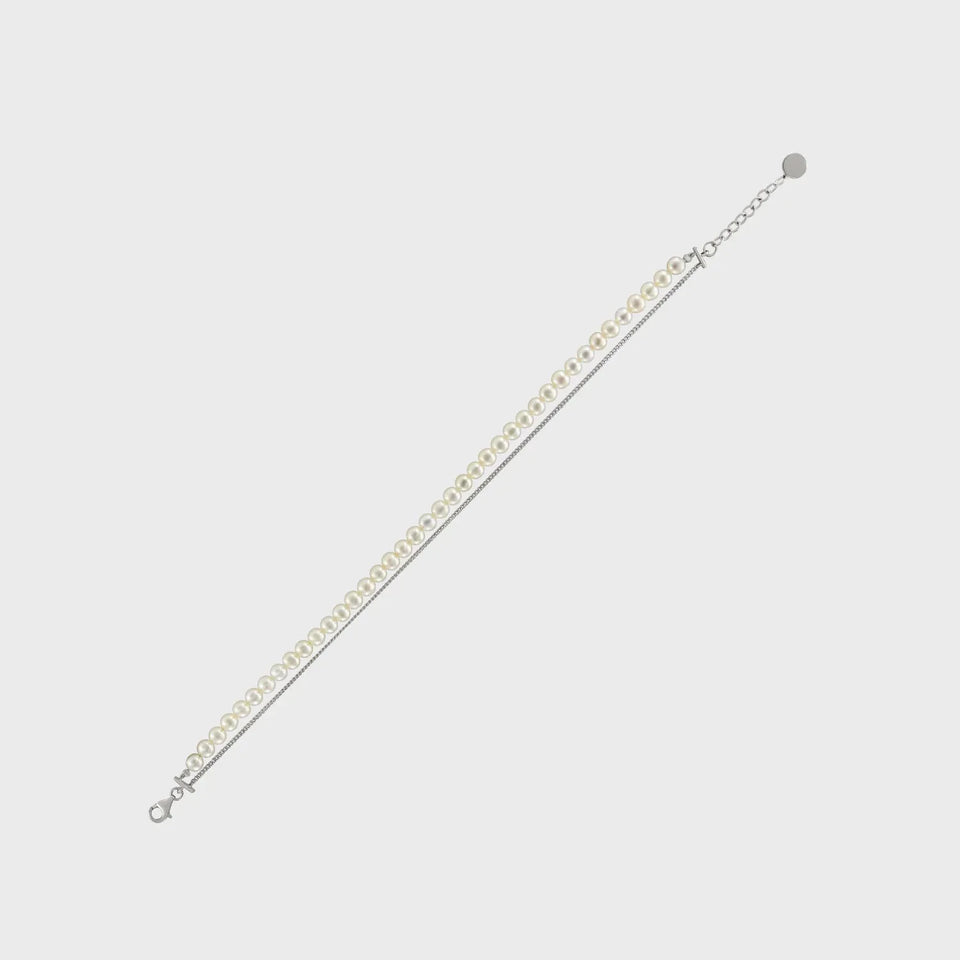 Player Cube Bracelet, 925 Sterling Silver