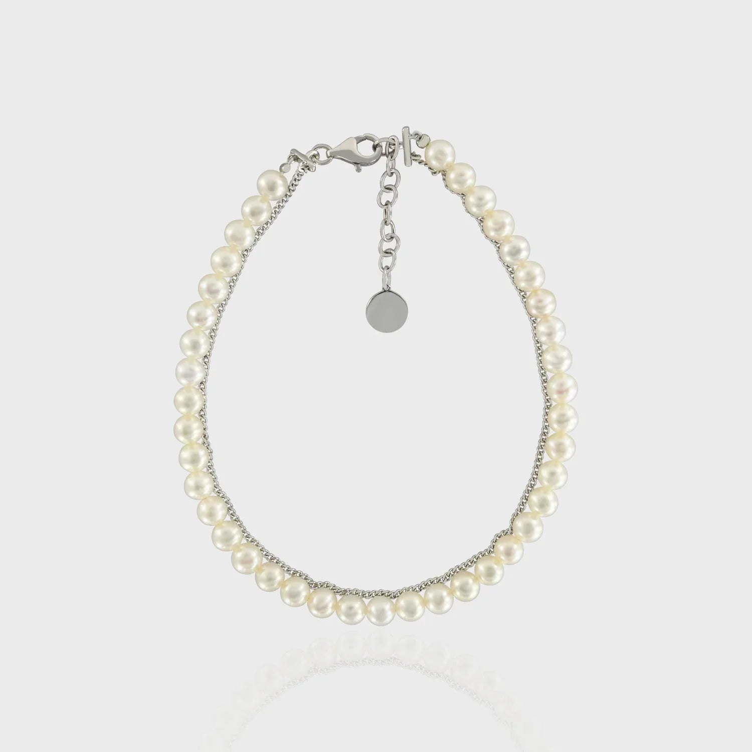 Player Cube Bracelet, 925 Sterling Silver