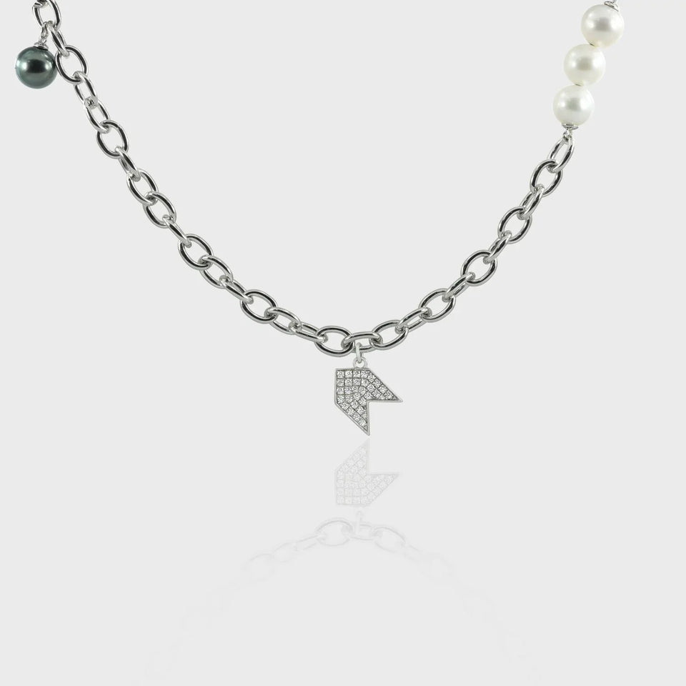 Player Aro Necklace, 925 Sterling Silver