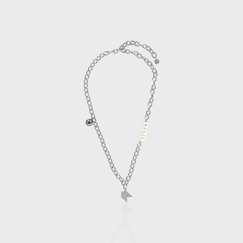 Player Aro Necklace, 925 Sterling Silver