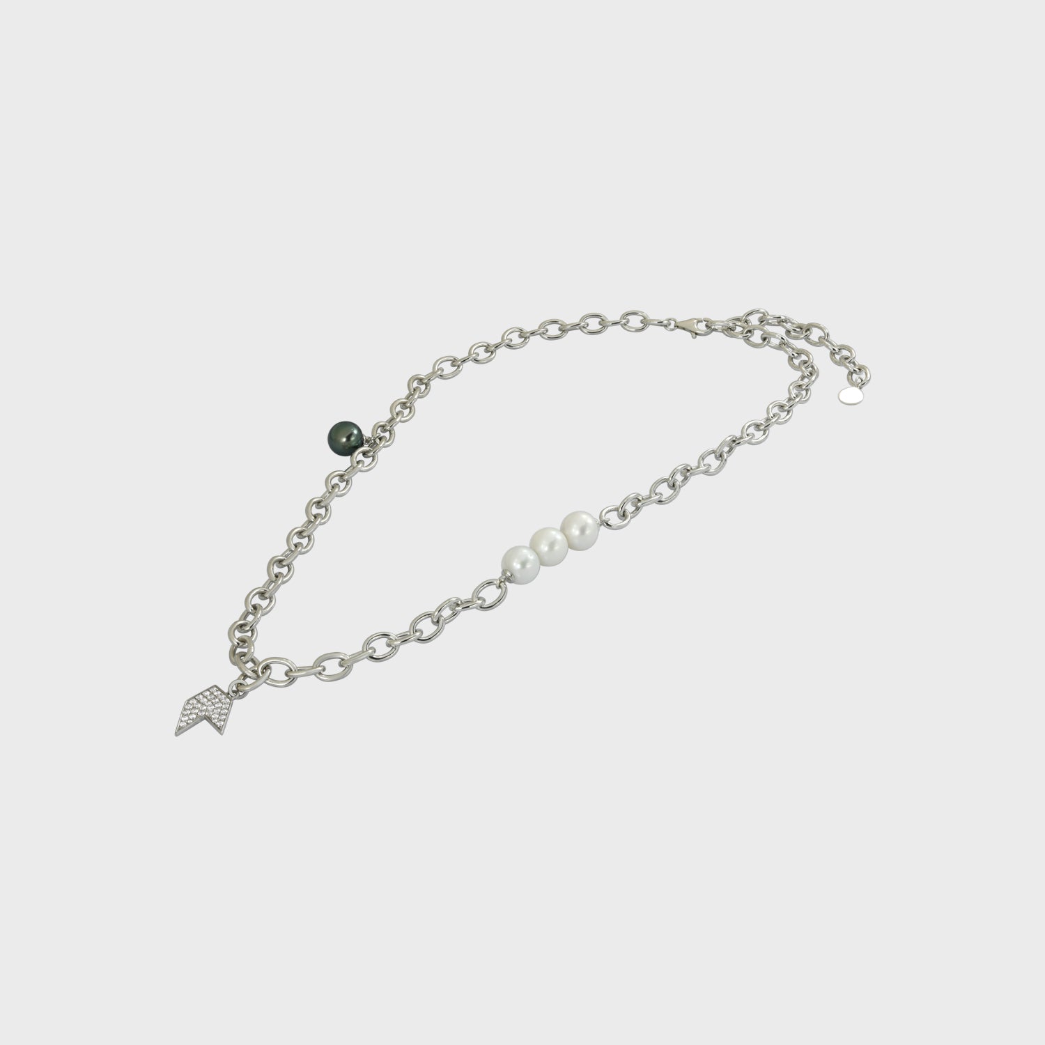 Player Aro Necklace, 925 Sterling Silver