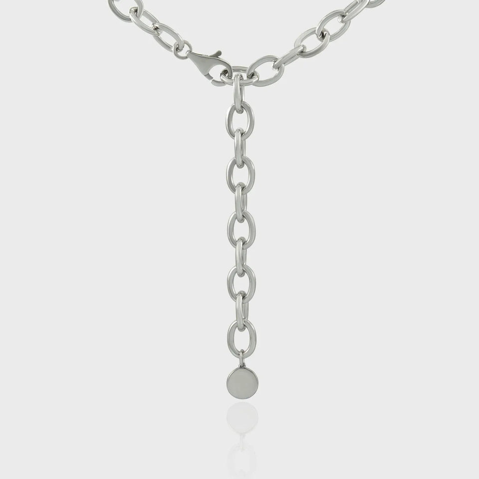 Player Aro Necklace, 925 Sterling Silver