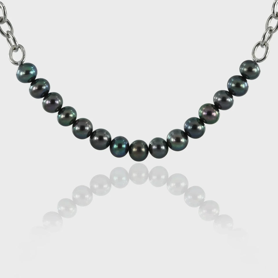 Player Bloq Necklace, 925 Sterling Silver