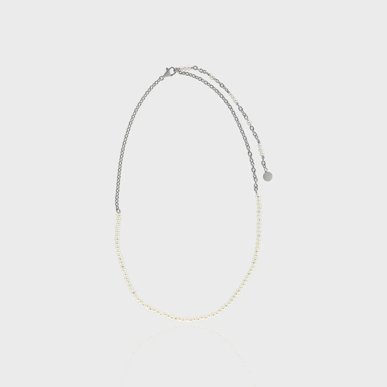 Player Lasso Necklace, 925 Sterling Silver