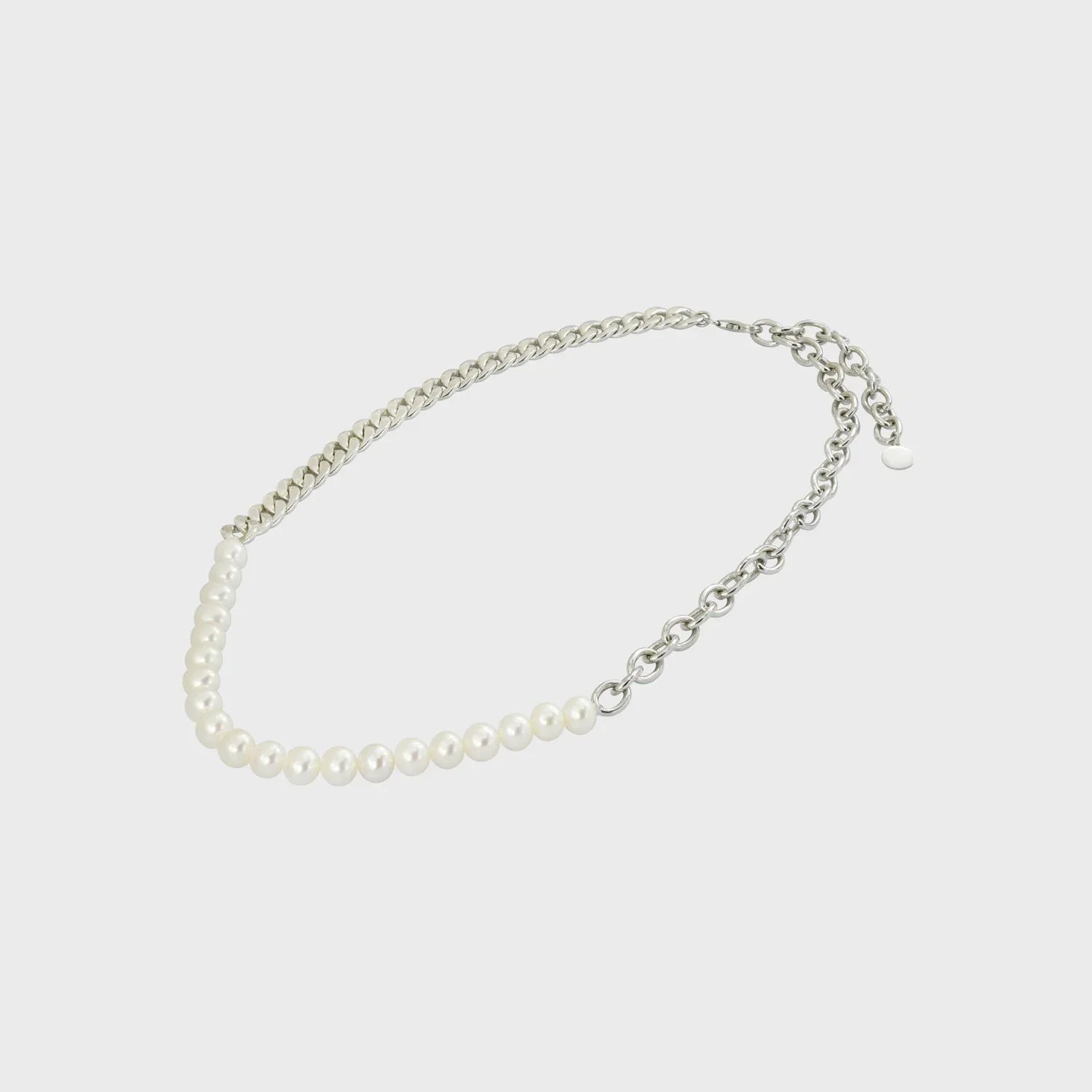 Player Tri Locke Necklace, 925 Sterling Silver