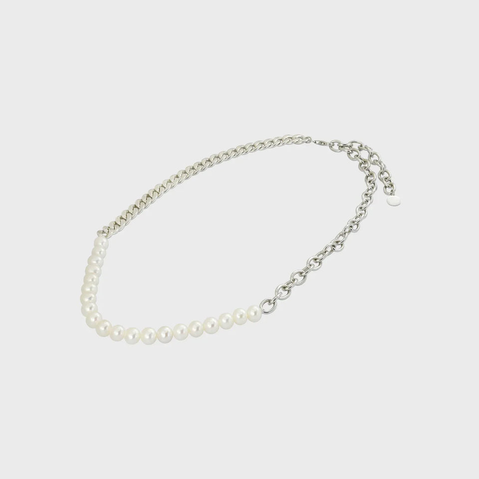 Player Tri Locke Necklace, 925 Sterling Silver