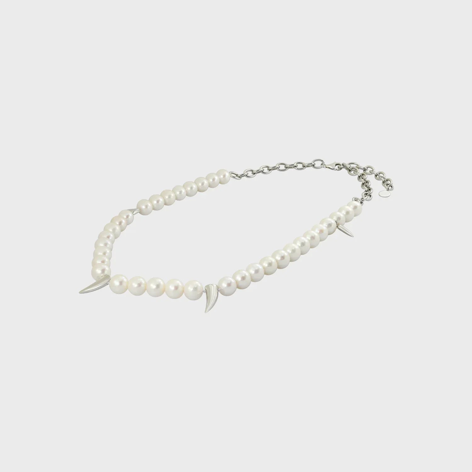 Player Diente Necklace, 925 Sterling Silver