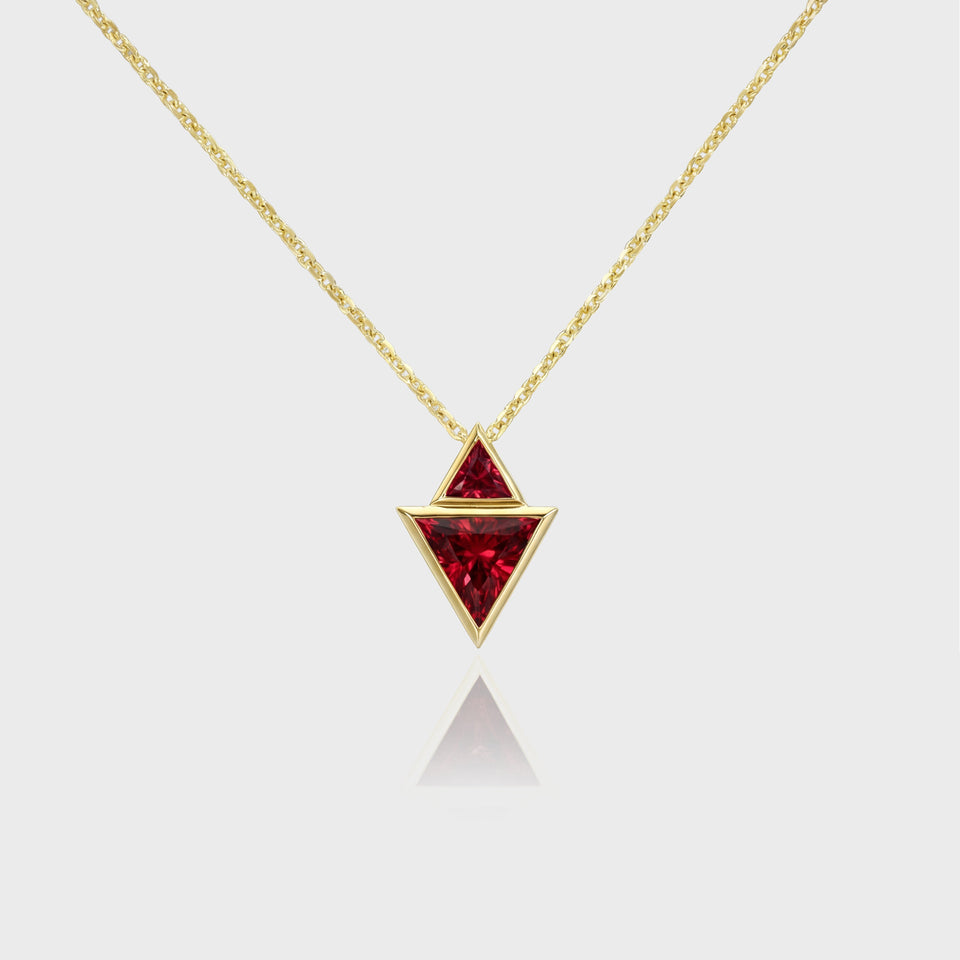 Heir Fang Necklace, Yellow