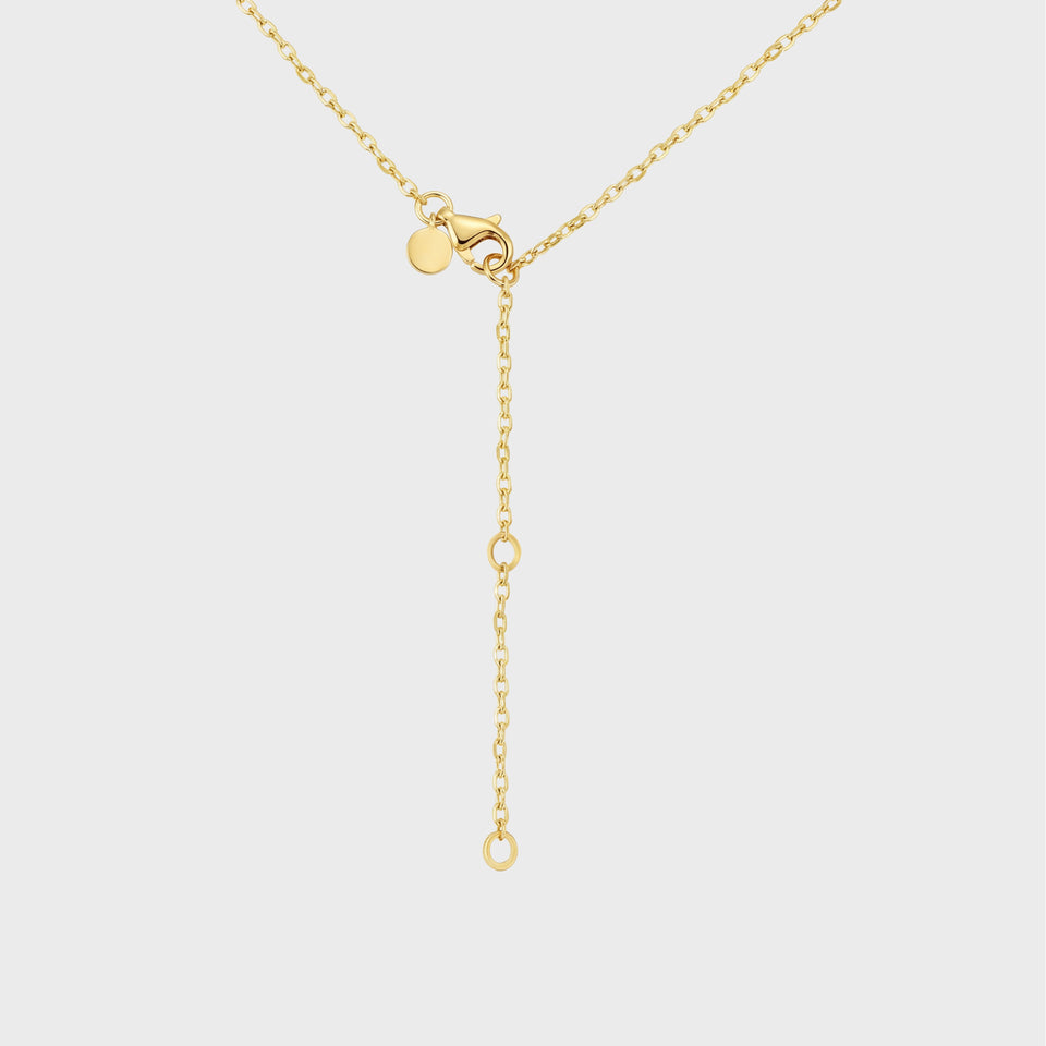 Heir Fang Necklace, Yellow