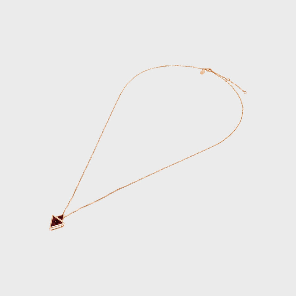 Heir Fang Necklace, Rose