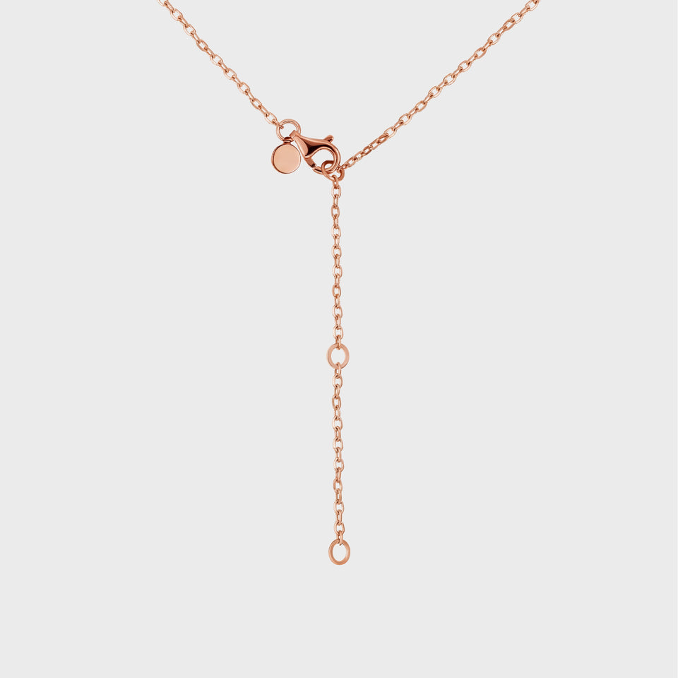 Heir Fang Necklace, Rose