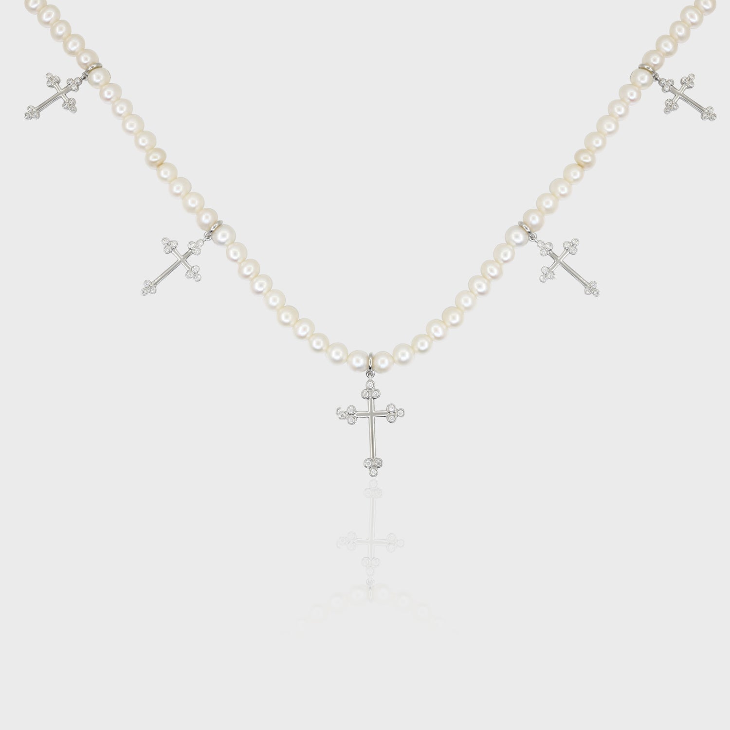 Player Fifth Crosse Necklace