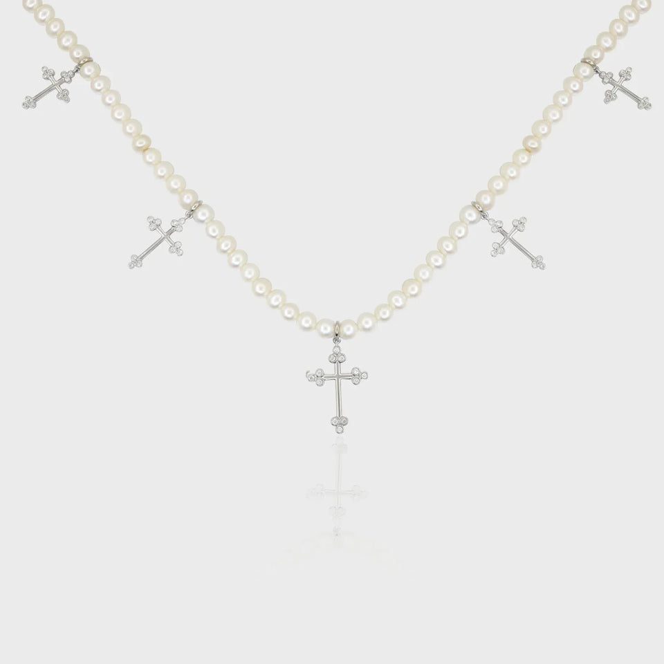 Padrino Fifth Crosse Necklace
