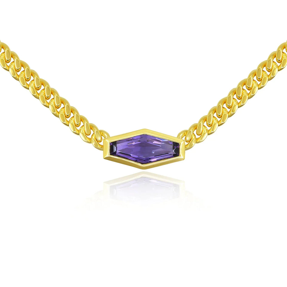 Reign Pharaoh Necklace, 18K Yellow Gold Vermeil