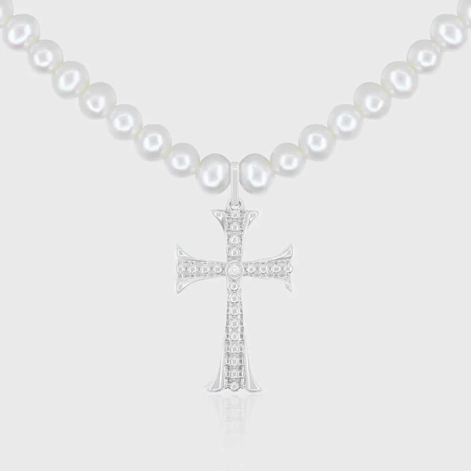 Padrino Alon Crosse Necklace