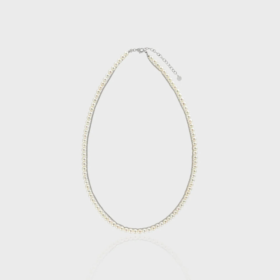 Player Cube Necklace, 925 Sterling Silver