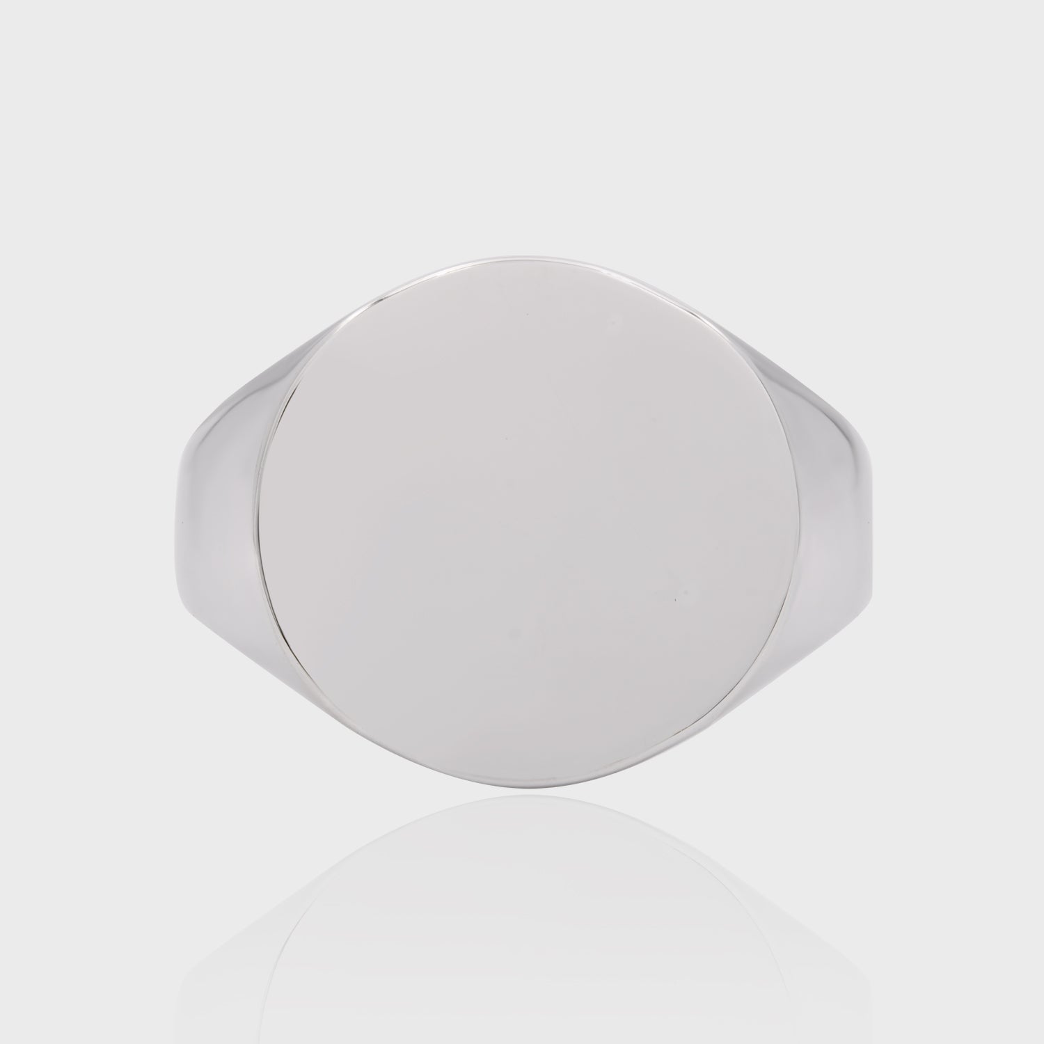 mens platinum signet ring