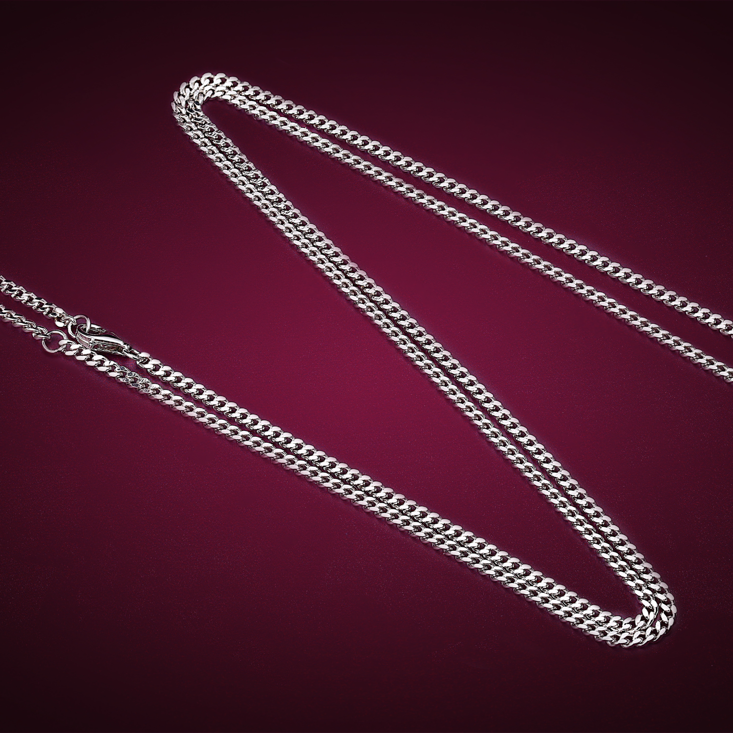 thin curb chain necklace