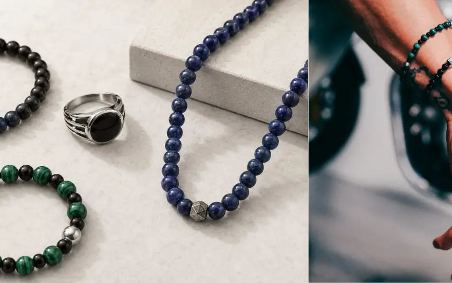 MEN'S BEADED NECKLACES