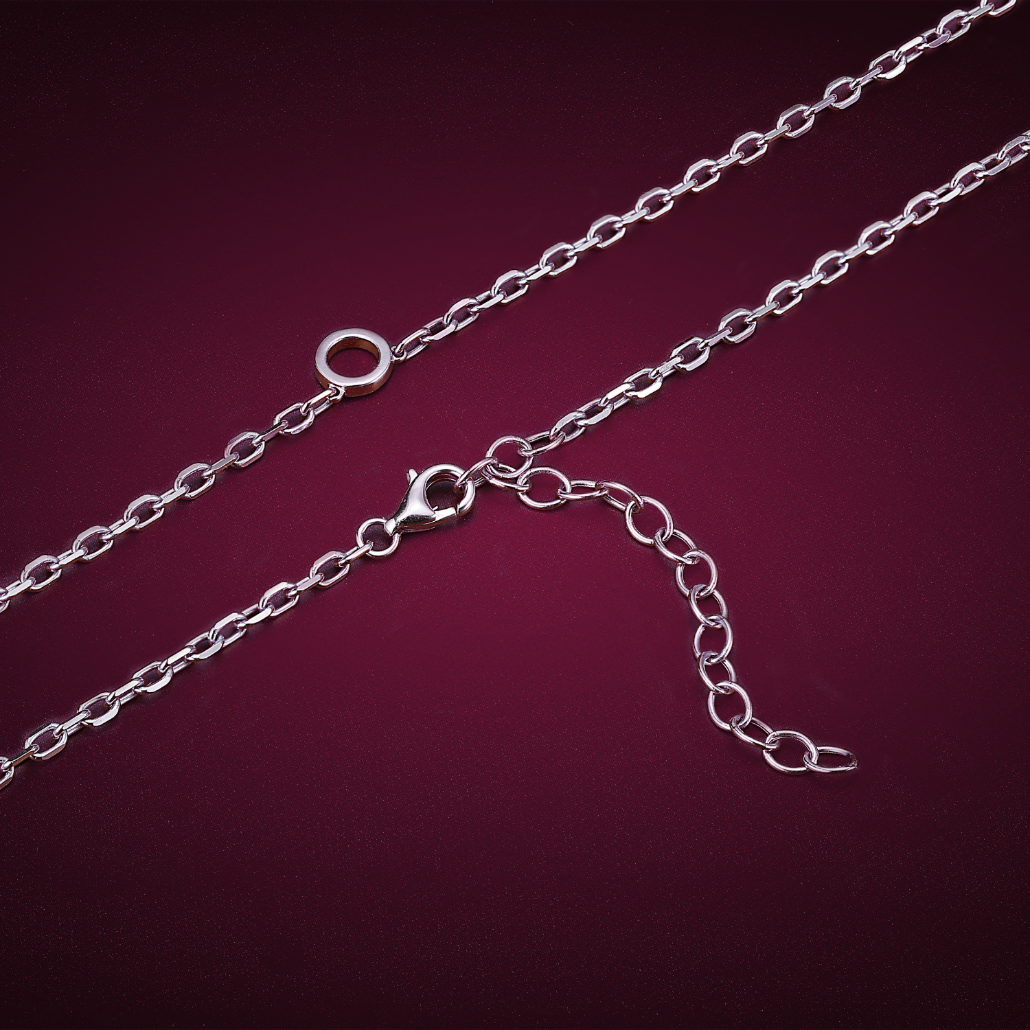 The Tri-Pendant Chain, 14K White Gold