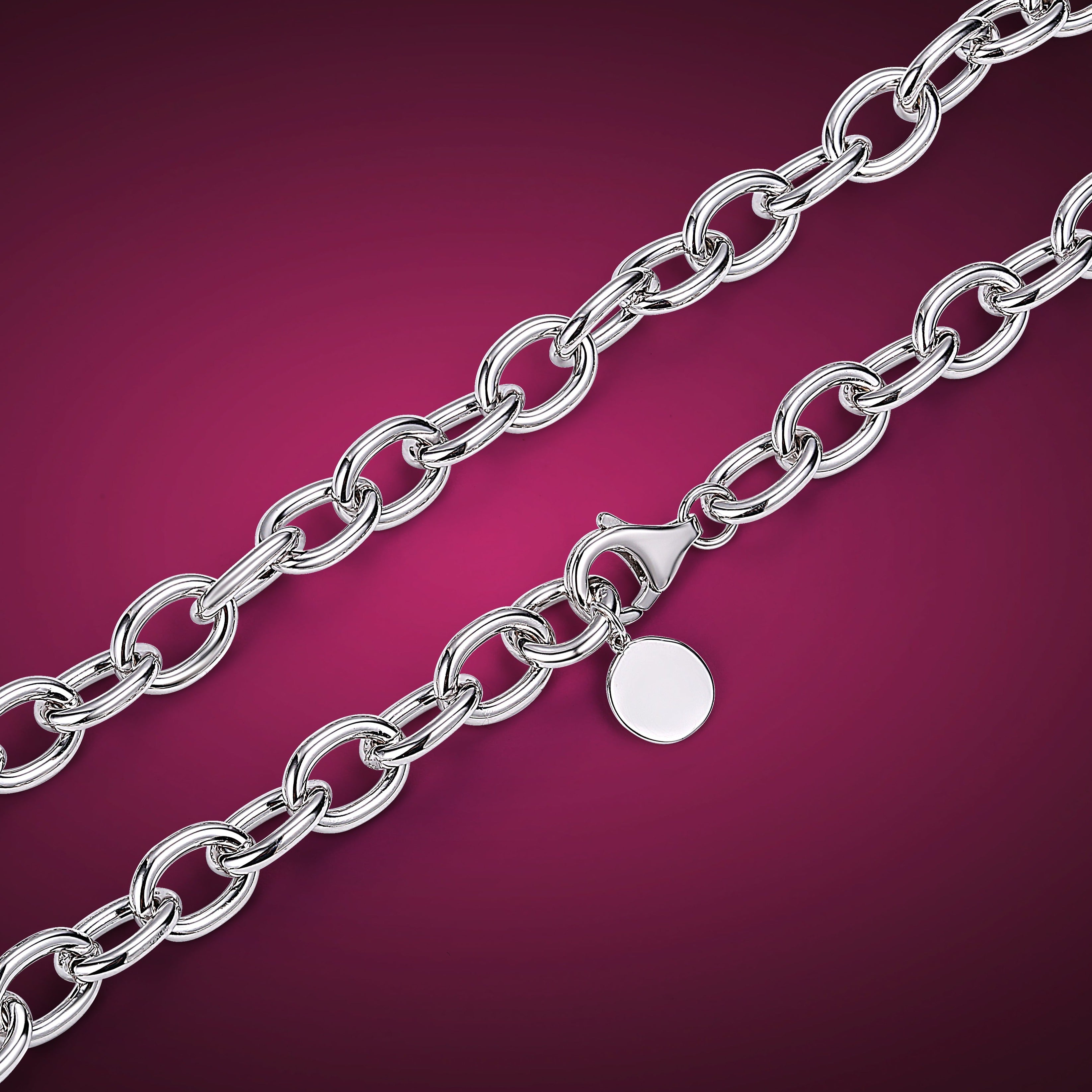 Ollie Chain, 925 Sterling Silver