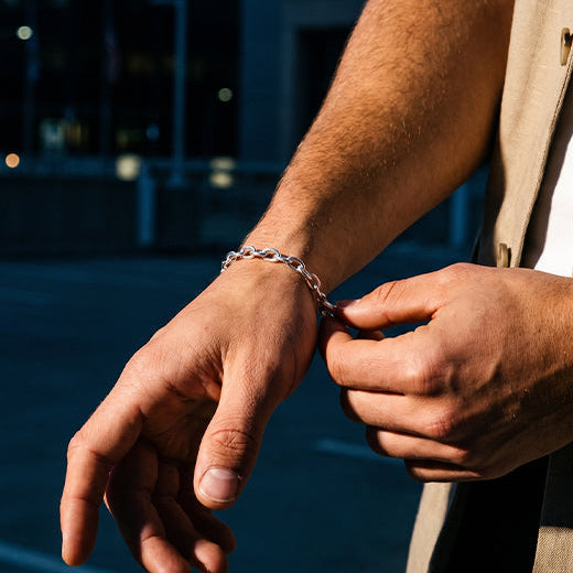 Ollie Bracelet, 925 Sterling Silver 