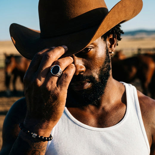 Outlaws Force Ring, 925 Sterling Silver 