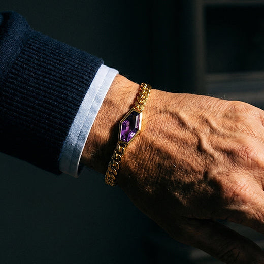Reign Pharaoh Bracelet, 18K Yellow Gold Vermeil 