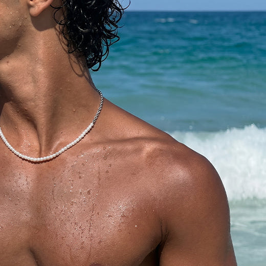 Player Lasso Necklace, 925 Sterling Silver 