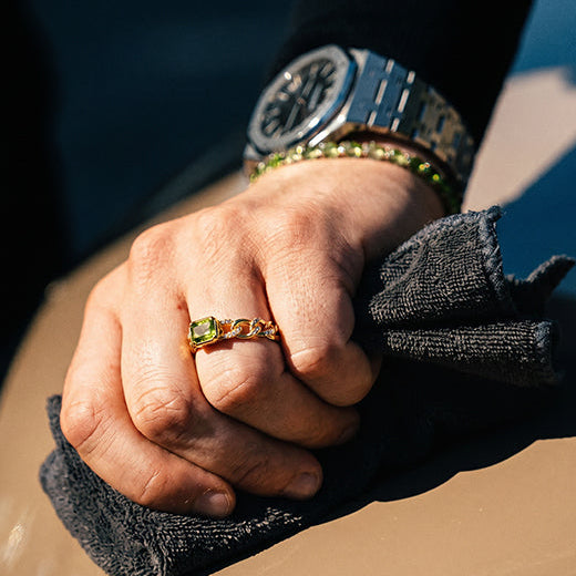 Heir Cuban Diam Ring 