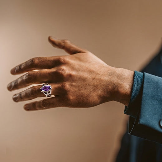 Reign Dom Ring, 925 Sterling Silver 