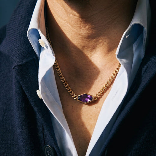 Reign Pharaoh Necklace, 18K Yellow Gold Vermeil 
