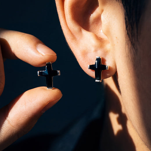 Padrino Vetto Crosse Earring, Single