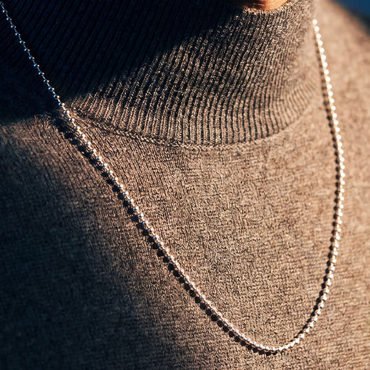 Beads Chain, 925 Sterling Silver