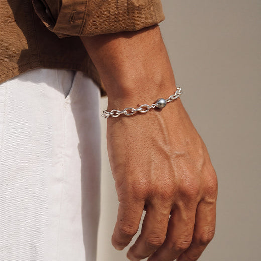 Player Tahi Bracelet, 925 Sterling Silver 