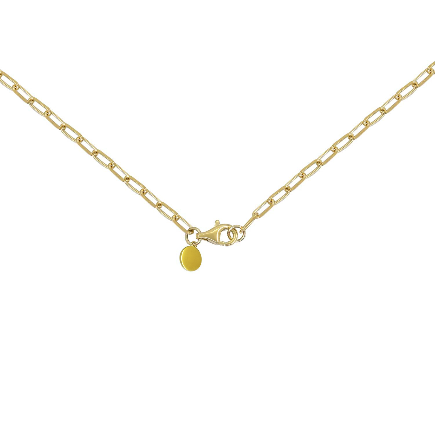 Square Rolo Chain, 18K Yellow Gold