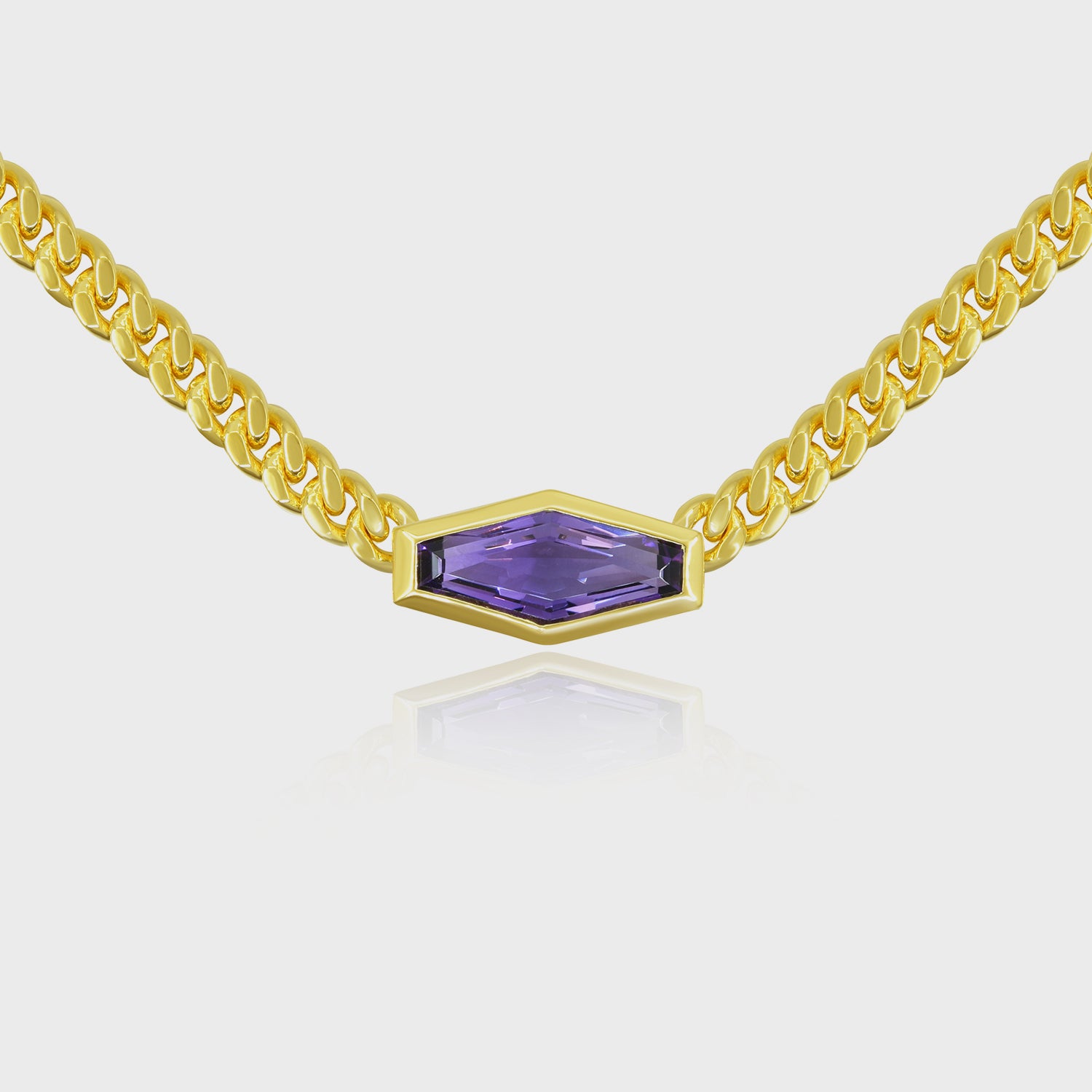 Reign Pharaoh Necklace, 18K Yellow Gold Vermeil