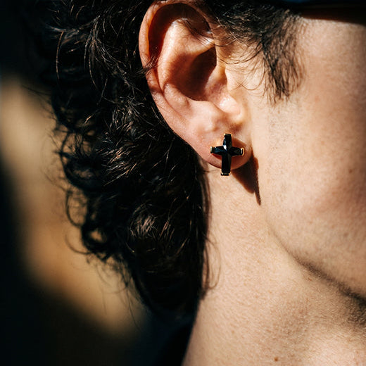 Padrino Vetto Crosse Earring, Single