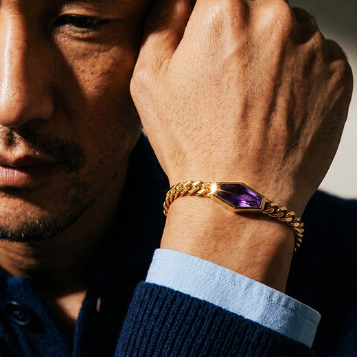 Reign Pharaoh Bracelet, 18K Yellow Gold Vermeil 