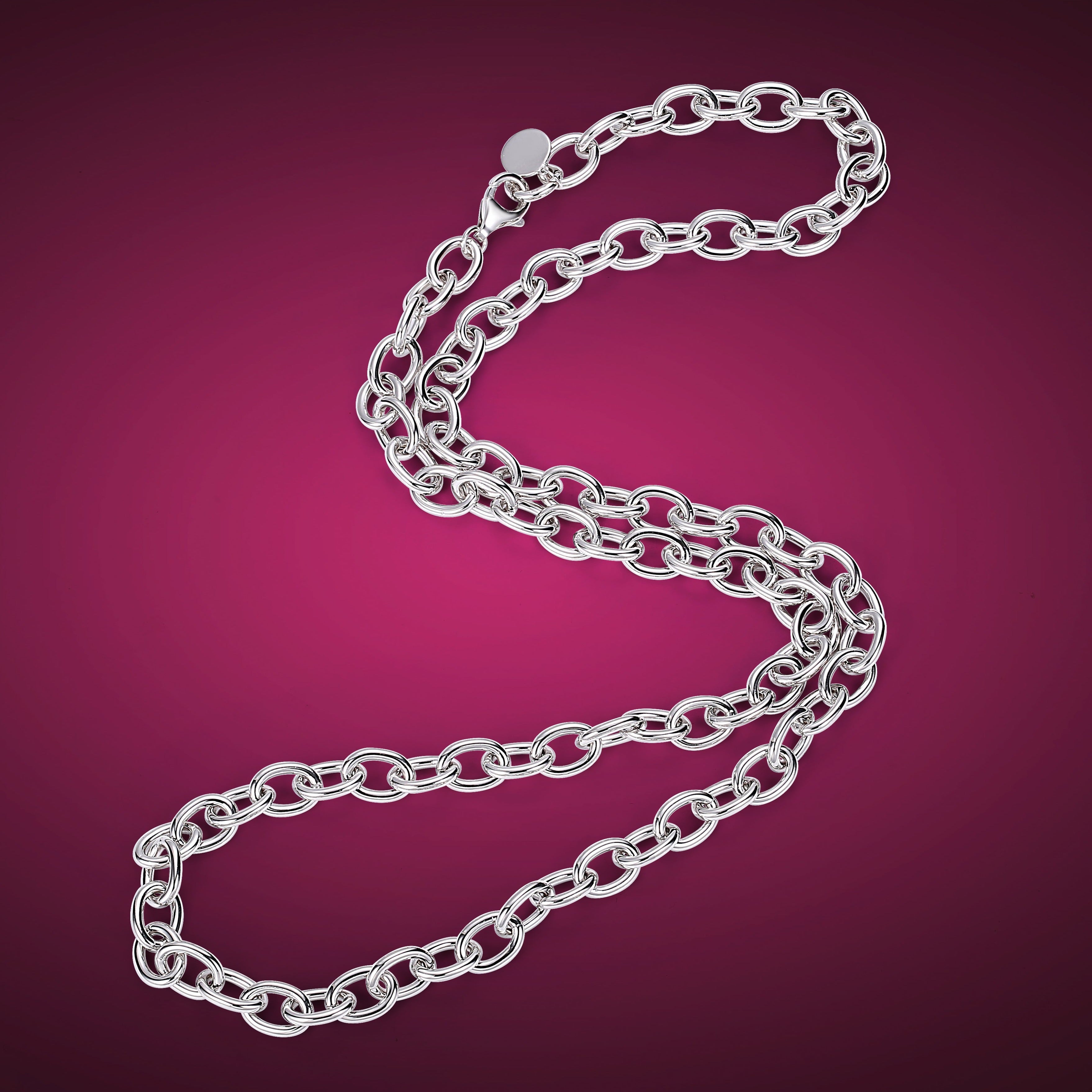 Ollie Chain, 925 Sterling Silver